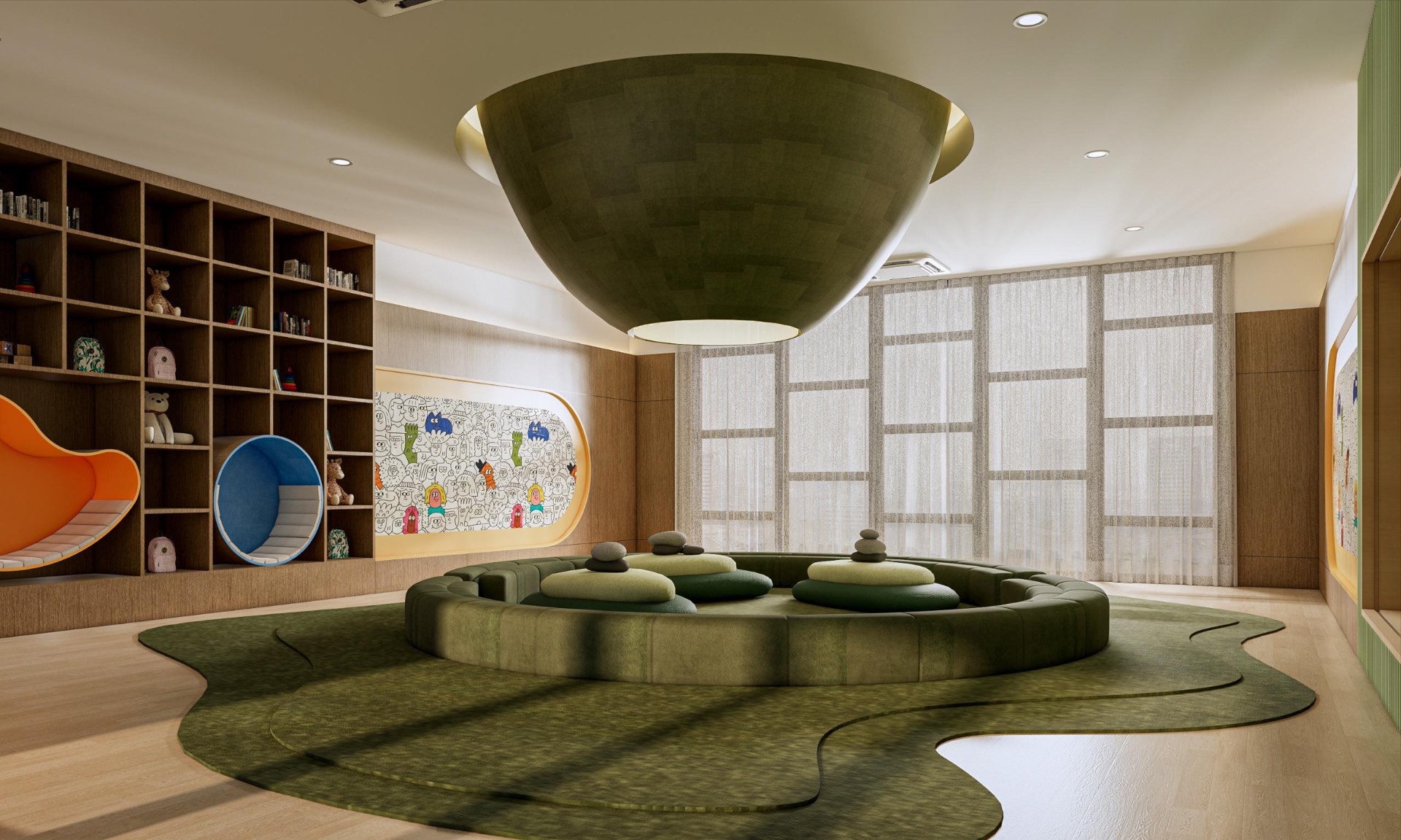 Kid's Play & Study Room