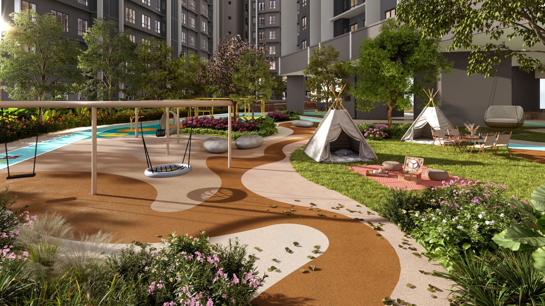 Ripple Swing play area